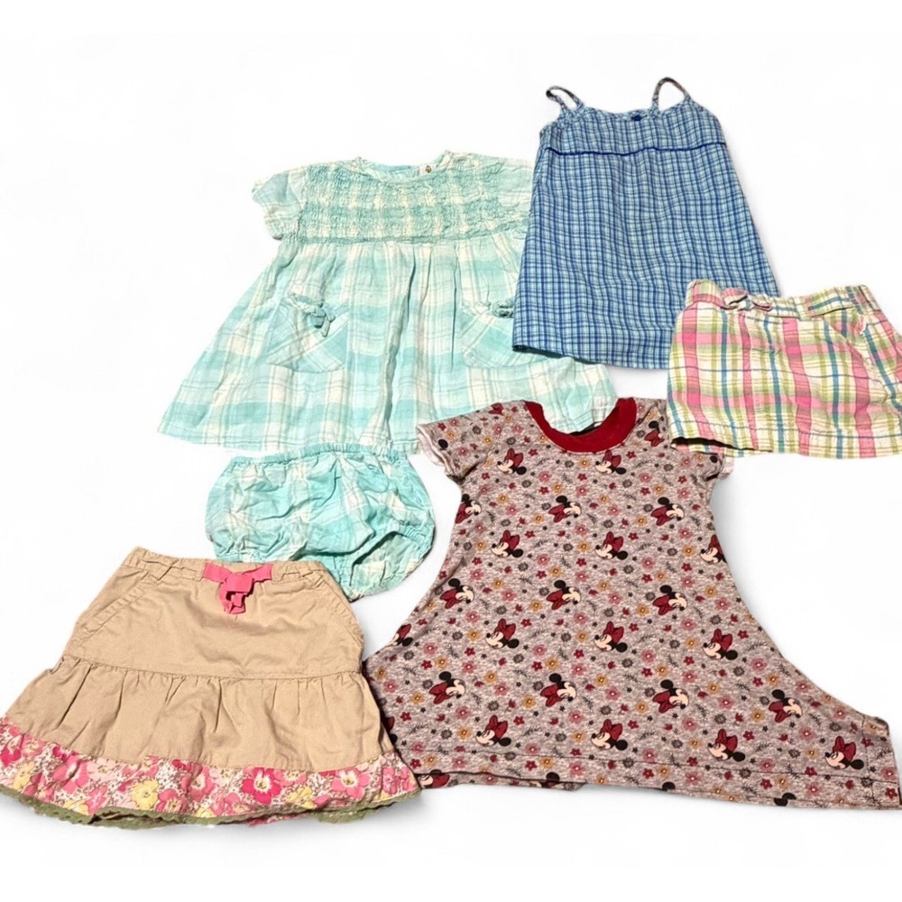 Girls 2T Clothing Lot Minnie OshKosh Zoey Dress Skirt Summer Bundle Y2K